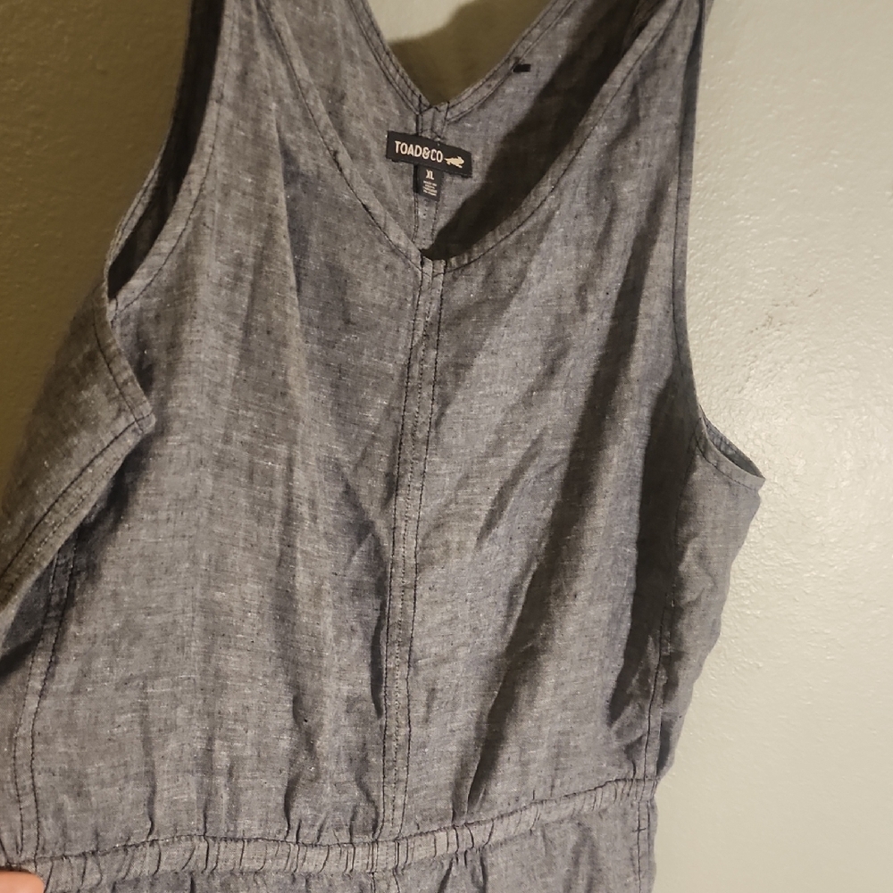Toad & Co Women's Tara Hemp Sleeveless Jumpsuit - Picture 2 of 4